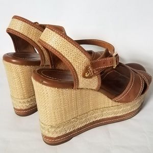 clarks women's amelia air espadrille platform wedges